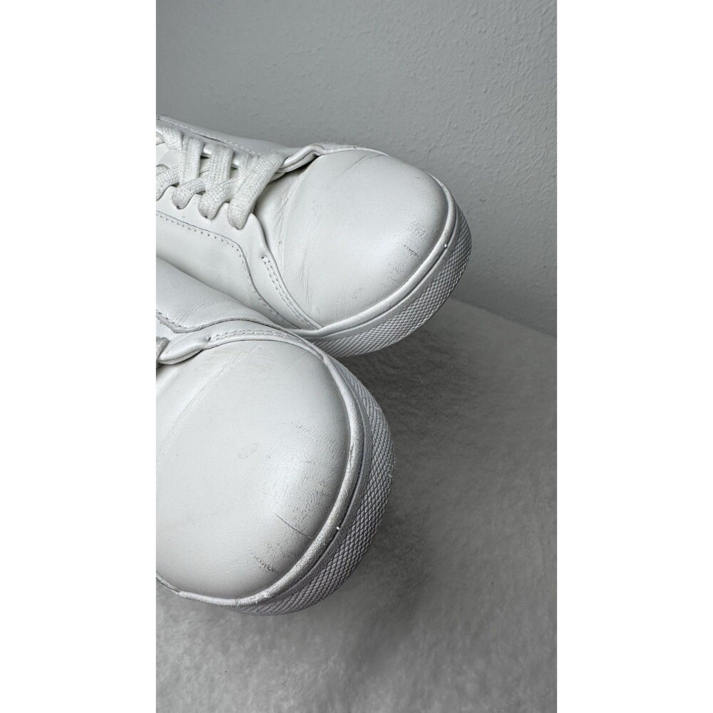 Fitflop Rally White Leather Sneakers Comfort Technology Women’s 7.5 EU 38.5 - Picture 6 of 12